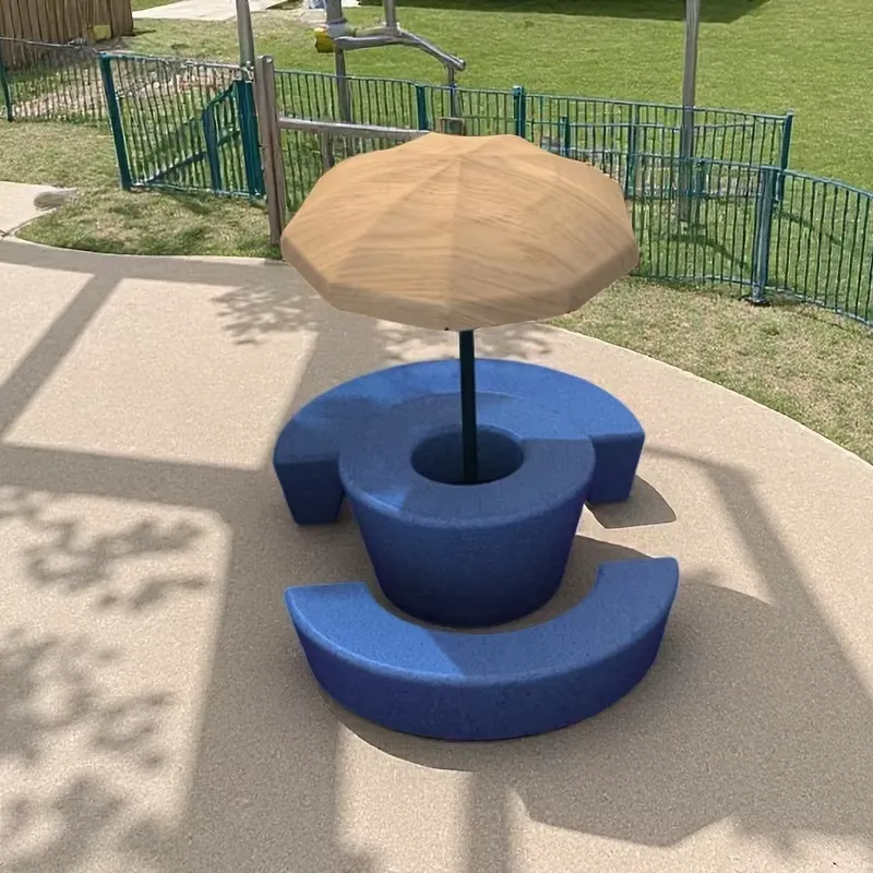 Conjunto de Mesa y Sillas Redo - Kids Outdoor Table And Chairs With Umbrella reseña y precio
