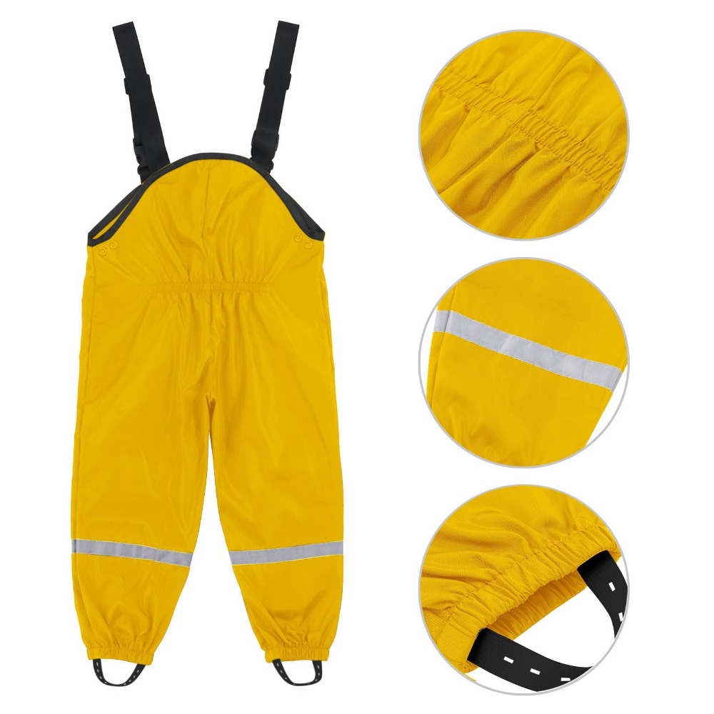 Pantalones Impermeables de PU  - Kids Outdoor Overalls reseña y precio