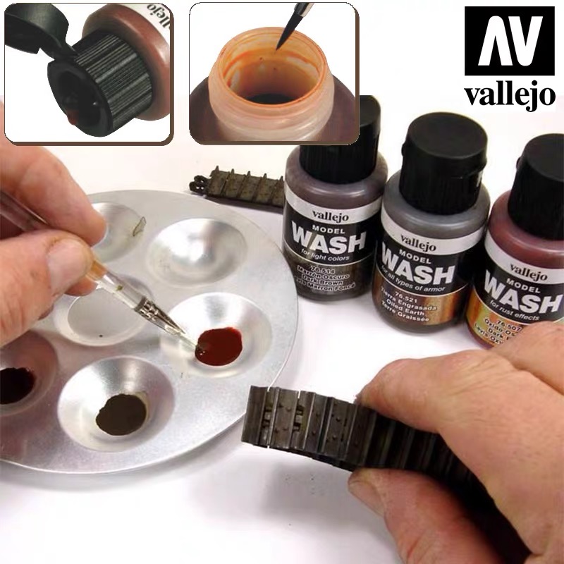 Vallejo 35ml Model Wash Soluci - Tamiya Model Paint Set reseña y precio