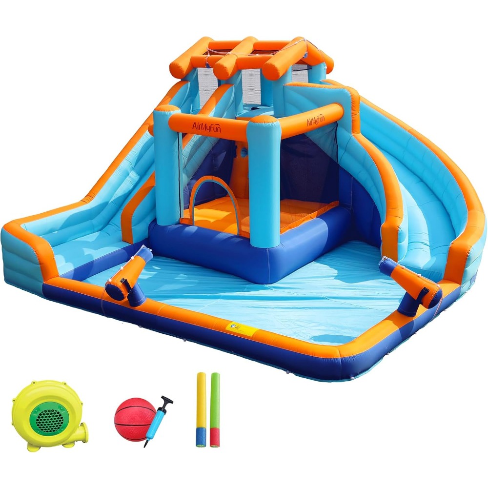 Tobogán Acuático Inflable Gran - Kids Outdoor Bounce House reseña y precio