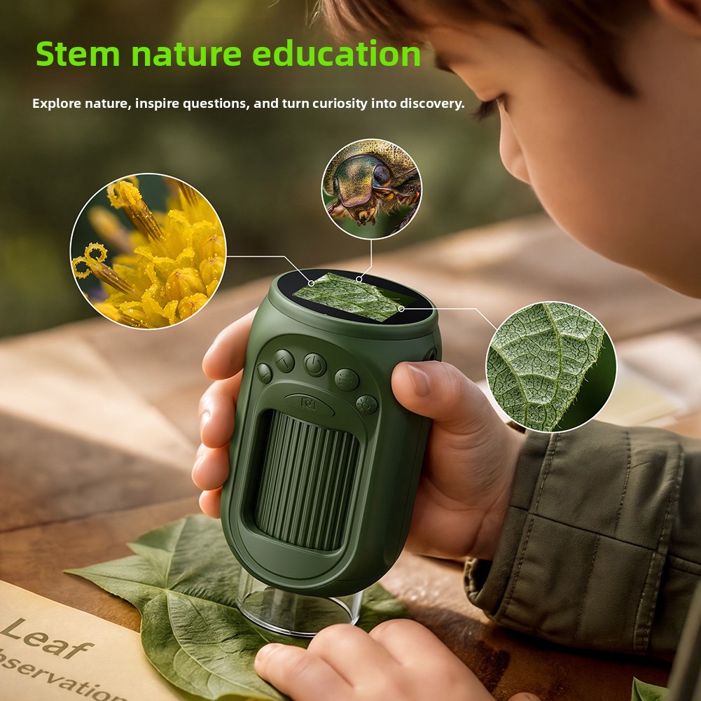Microscopio Digital de Mano 10 - Kids Outdoor Microscope reseña y precio